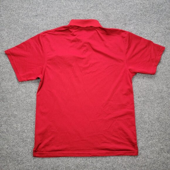 HEB Polo Shirt Womens XL Red Short Sleeve Store Employee Uniform Work Wear - Picture 8 of 8